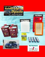 KIT TAGLIANDO + 4 CANDELE FIAT 500X JEEP RENEGADE  1.4 TB BENZINA SELENIA K 5W40