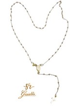 Collana rosario oro giallo - collana,