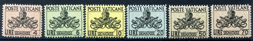 Vaticano 1954 segnatasse - ,