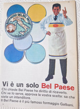 VECCHIA PUBBLICITA' ADVERT - BEL PAESE GALBANI MELZO - SEL2