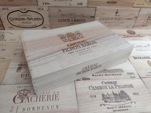 Cassetta porta vino legno - porta, in