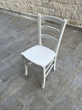 6 sedie in legno bianco – usate pochissimo – stile classico in condizioni ottime