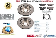 REAR AXLE BRAKE DISCS and PADS