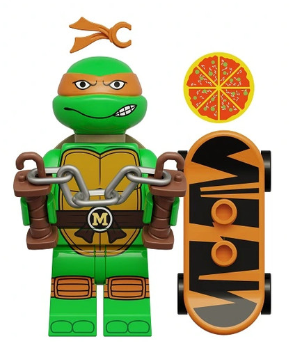 Mini figure tartarughe - mini, ninja