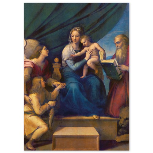 Raffaello maria con tobia - maria,