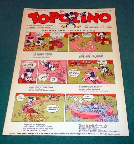 Topolino giornale anno - giornale, n