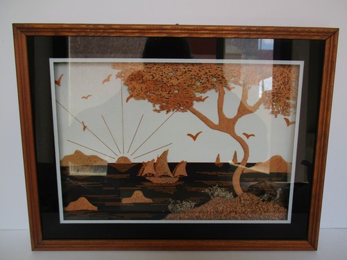 Quadro paesaggio sughero - paesaggio,