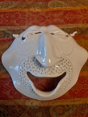 Mascherone grottesco ceramica - mascherone,
