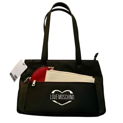 Love moschino black tote bag - love,