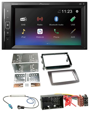 Pioneer dab mp3 2din bluetooth - dab,