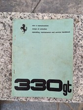 FERRARI 330 GT MANUALE USO E