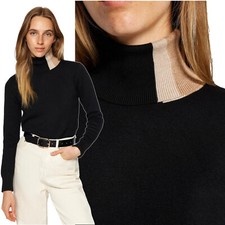 Maglione lupetto donna collo