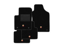 Tappetini compatibili con FIAT 500 ABARTH DAL 2010 (bordo nero)
