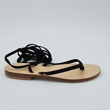 Scarpe donna Moda Positano Tg 35 Nero Camoscio 17DA