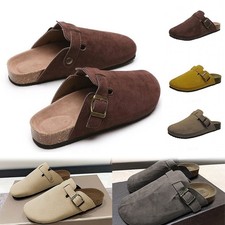 Pantofole uomo scarpe super morbide zoccoli comode ciabatte fibbia slip on nuove