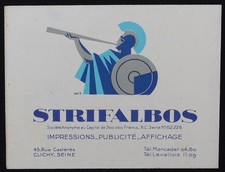 1927 Volantino pubblicitario