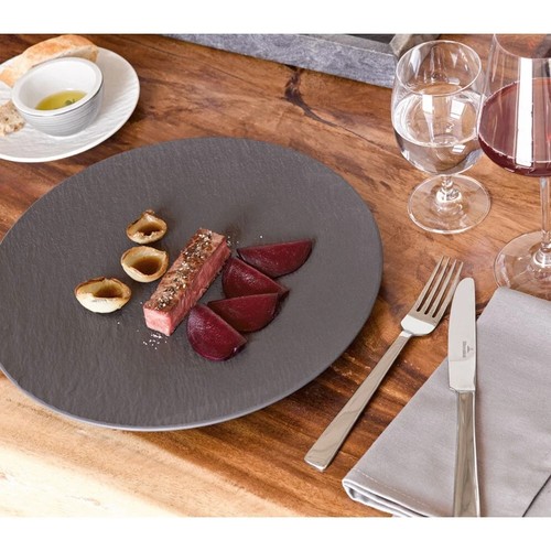 Piatto gourmet nero - cm, di