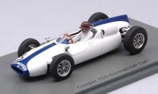 MODELLINO AUTO F1 STATICO SPARK COOPER T53 IAN BURGESS 1961 GERMAN GP 1/43