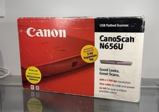 Canon CanoScan N656U scanner piano USB testato cerniera a Z funziona benissimo Vuescan