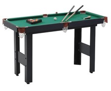 Garlando Tavolo da Biliardo Dallas con piano gioco 110x55 cm in mdf Nero