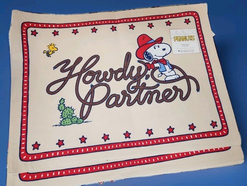 Peanuts snoopy woodstock howdy - peanuts,