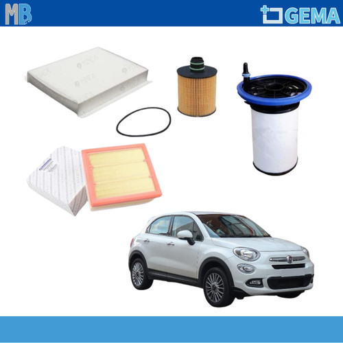 Kit filtri fiat 500x jeep - kit,