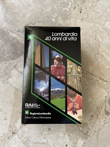 Cofanetto vhs lombardia - 3, “lombardia