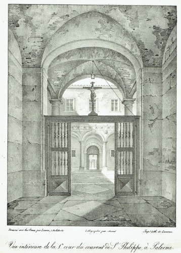Palermo sicilia litografia - sicilia,