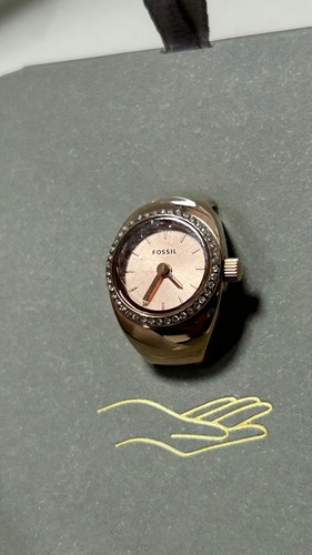 Anello orologio fossil due - anello,