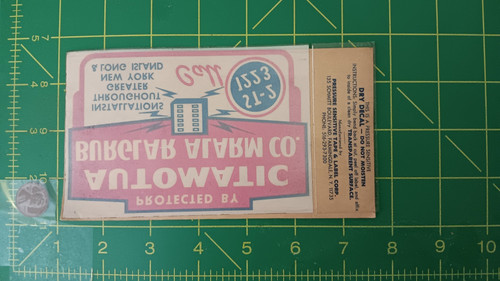 Adesivo vintage automatico - adesivo,