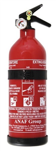Estintore polvere 1 - a, da