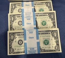 Mazzetta Completa da 1 Dollaro USA FDS prezzo per una Mazzetta da 100 Pezzi