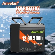 LiFePO4 50Ah 12V batteria litio batteria solare camper barca solare casa
