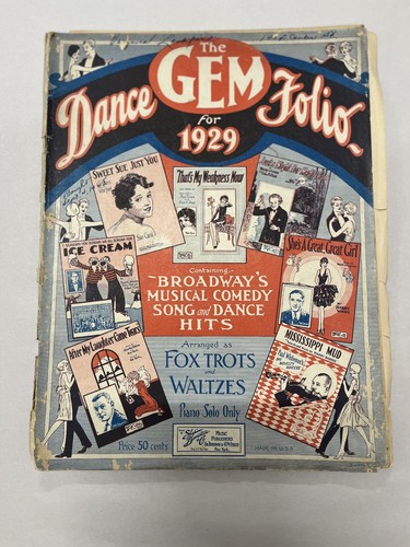 The gem dance folio - dance, 1929