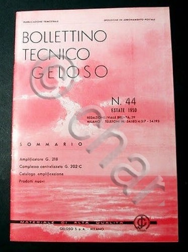 Radiotecnica bollettino - radiotecnica,