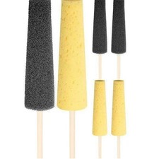 6 Pezzi di Spugne per Ceramica per Argilla con Bastoncino, Strumenti per Ri4979