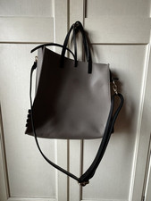 Borsa E Pochette di Manila Grace, Color grigio chiaro - Mai Indossata