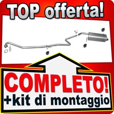 Scarico Completo per FORD FIESTA MK6 1.4 1.6 TDCI 2008-2012 Marmitta