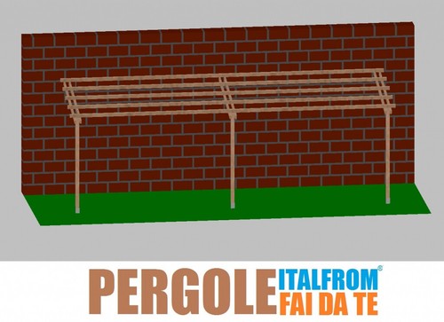 Pergola legno impregnato - pergola, in