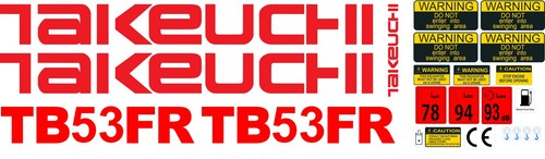 Takeuchi tb53fr mini - takeuchi,