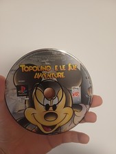 Topolino E Le Sue Avventure Ps1 Playstation Prima Stampa Ita Rarissimo Solo Cd
