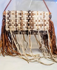 fringed handbag