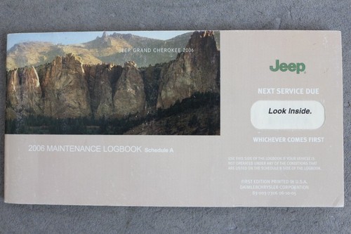 Libretto manutenzione jeep - libretto,