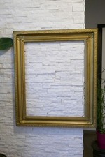 Antica bella cornice dorata 40x50 cm legno stucco cornice legno 1900 circa