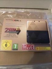 Nintendo 3ds XL The Legend of Zelda a Link Between Worlds Limited Edition Gold