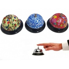 CAMPANELLO DA BANCO O TAVOLO FLOREALE PER HOTEL RECEPTION RISTORANTE NEGOZIO CUC