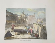 Stampa antica GENOVA PORTA