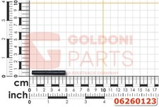 Perno 6 X45 ORIGINALE GOLDONI 06260123