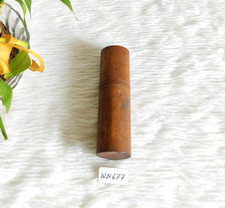 Vintage Fatto a Mano Originale Profumo Bottiglia Vuoto Legno Custodia Decor Old