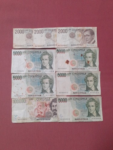 Lotto banconote mondiali - 82,